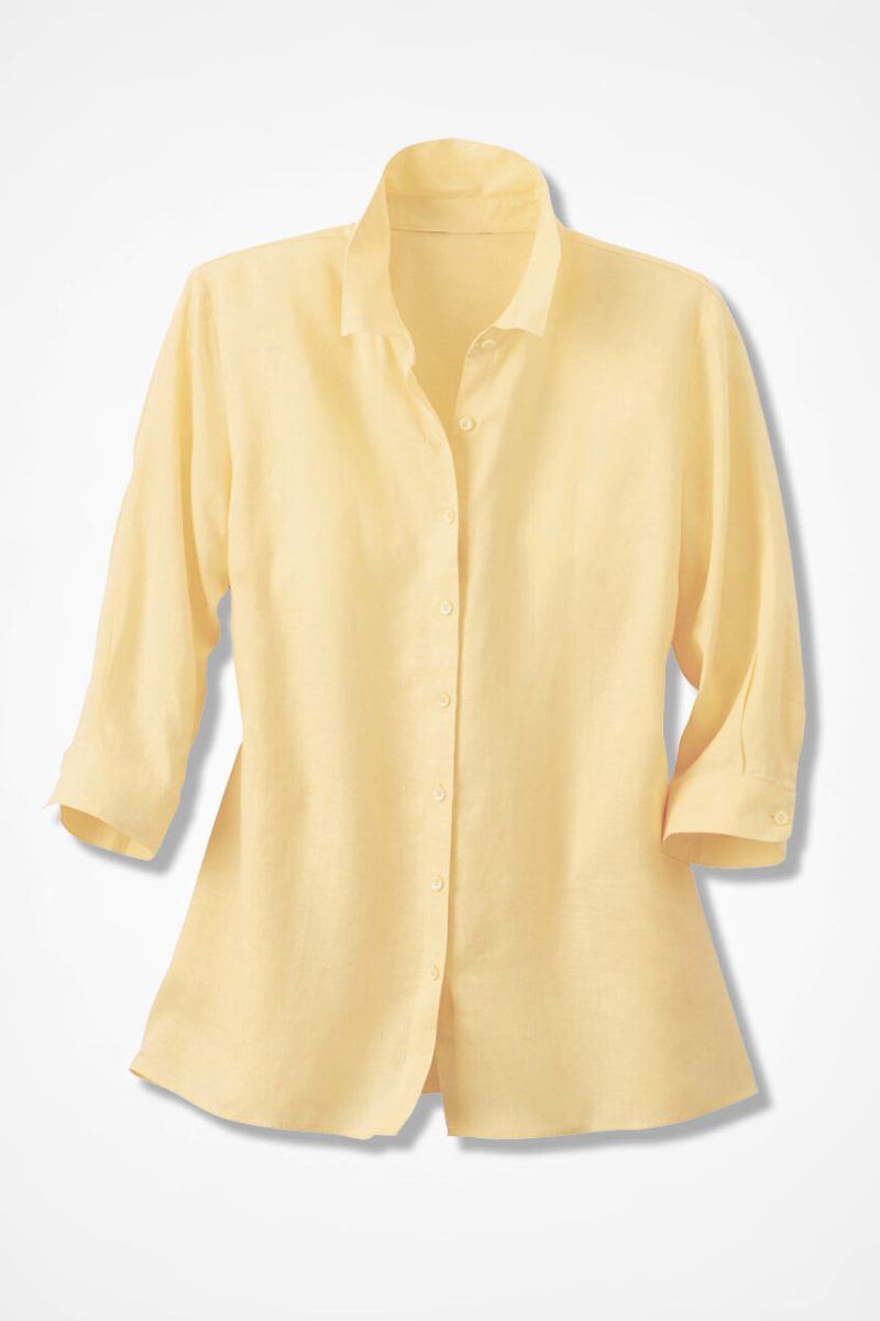 easy care linen big shirt sunlight 8 85285