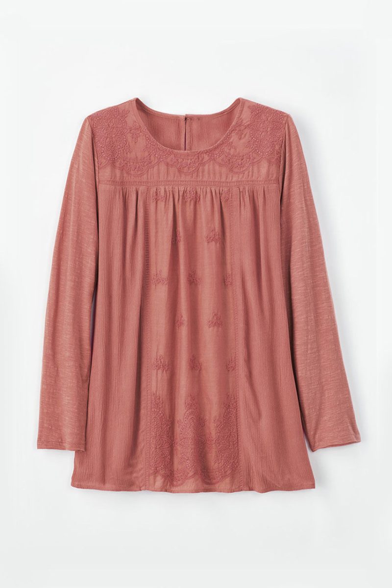 echo canyon blouse canyon rose 0 39656