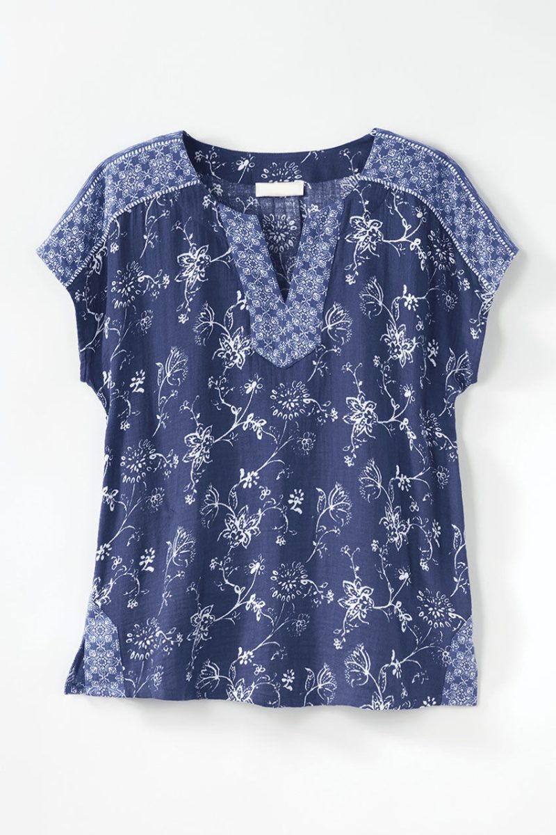 indigo borders top navy multi 0 16728