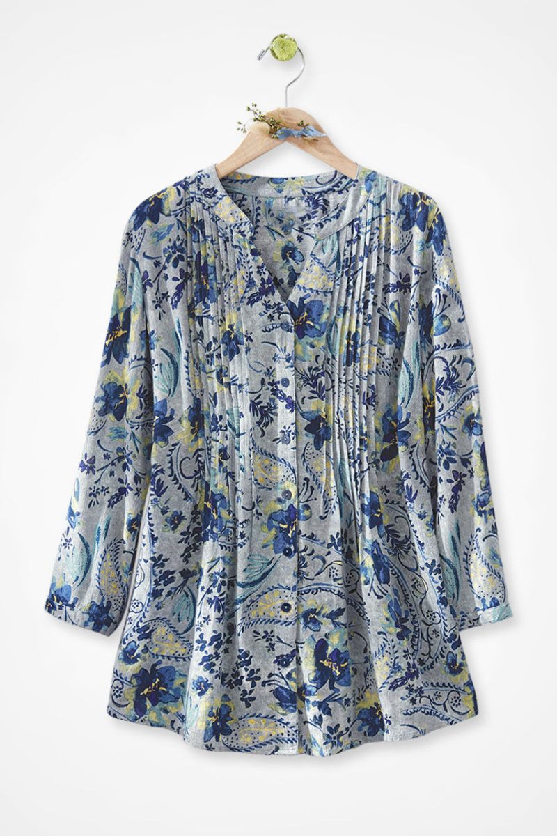 indigo reflections tunic grey multi 0 74952 57196