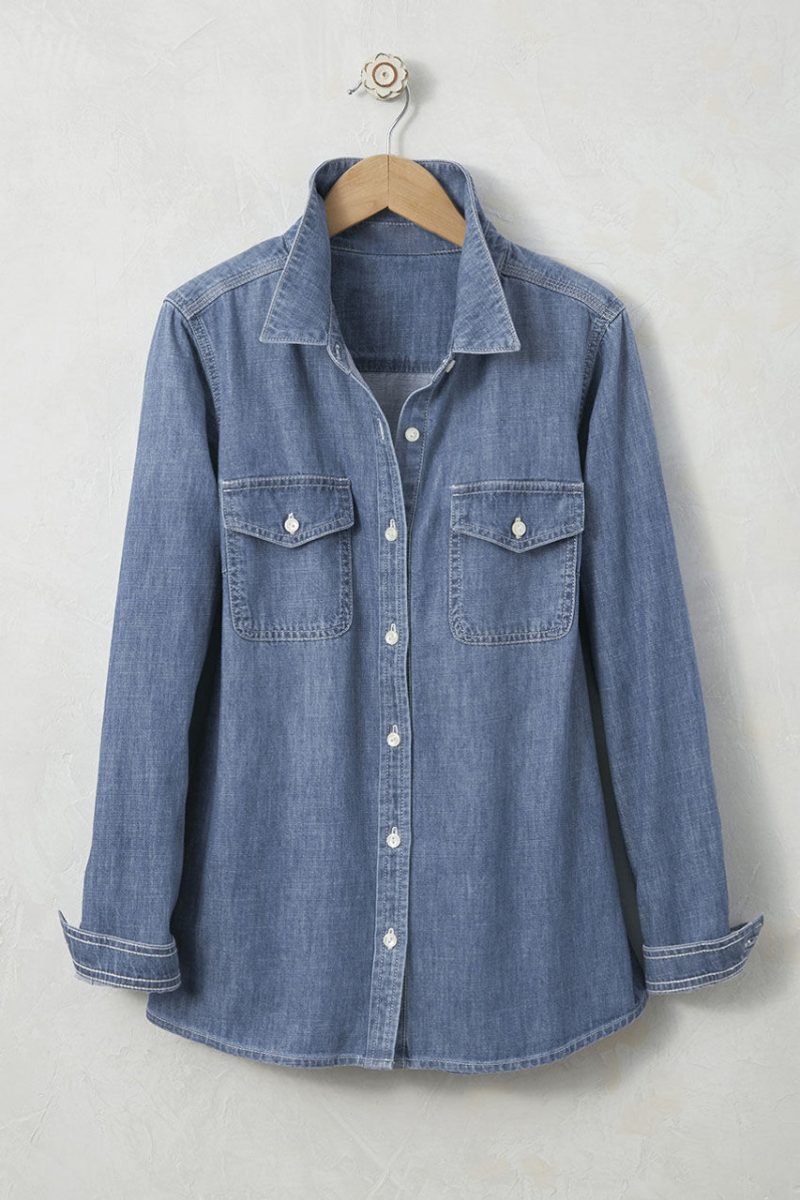 river walk denim shirt medium wash 0 52914 86276