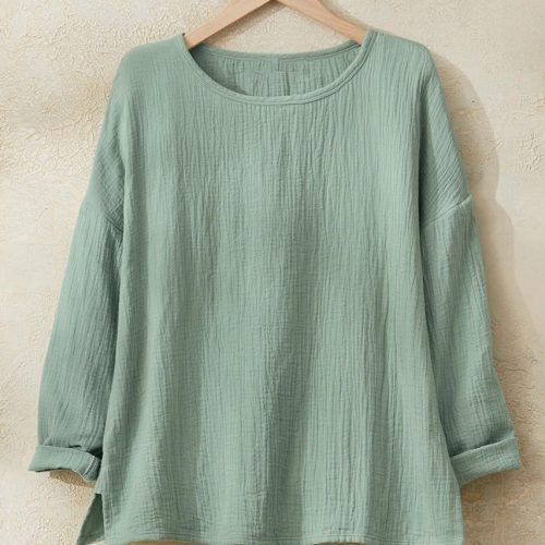 summer breeze gauze top agave green 0 58784 85937