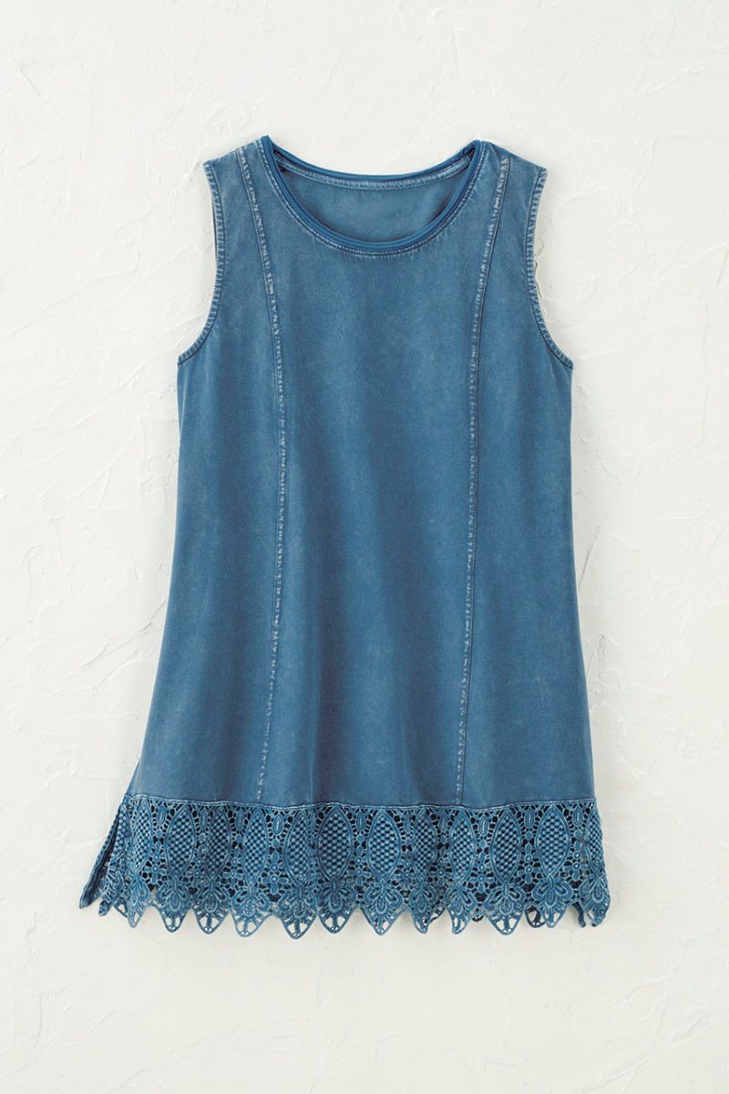 washed hues swing tunic dark dusty blue 3 28068